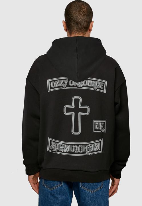 Produktbild Merchcode Ozzy Osbourne - Birmingham Cross Ultra Heavy Hoody - 170973 (M)