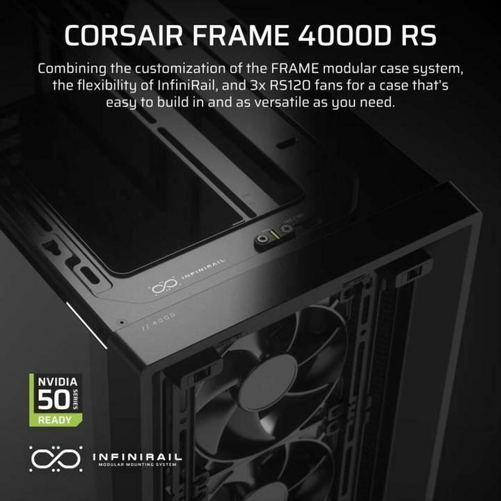 Produktbild Corsair Frame 4000D RS (ATX, E-ATX, Micro ATX (mATX), Mini-ITX)