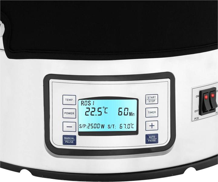Actual product image Royal Catering Mash Tun - with insulation - 40 L - 2500 W - 10 - 100 °C - stainless steel - LCD display - timer