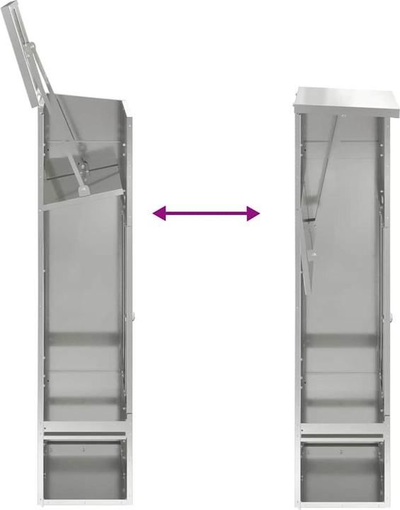 Actual product image vidaXL Paketbriefkasten