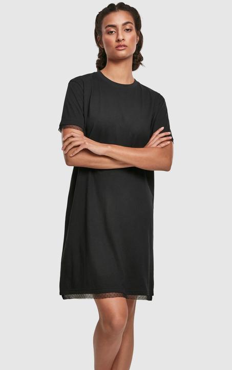Image du produit Urban Classics Ladies Boxy Lace Hem Tee Dress (5XL)