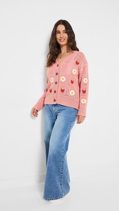 Produktbild Joe Browns Strawberry And Daisy Embroidered Cardigan (48)