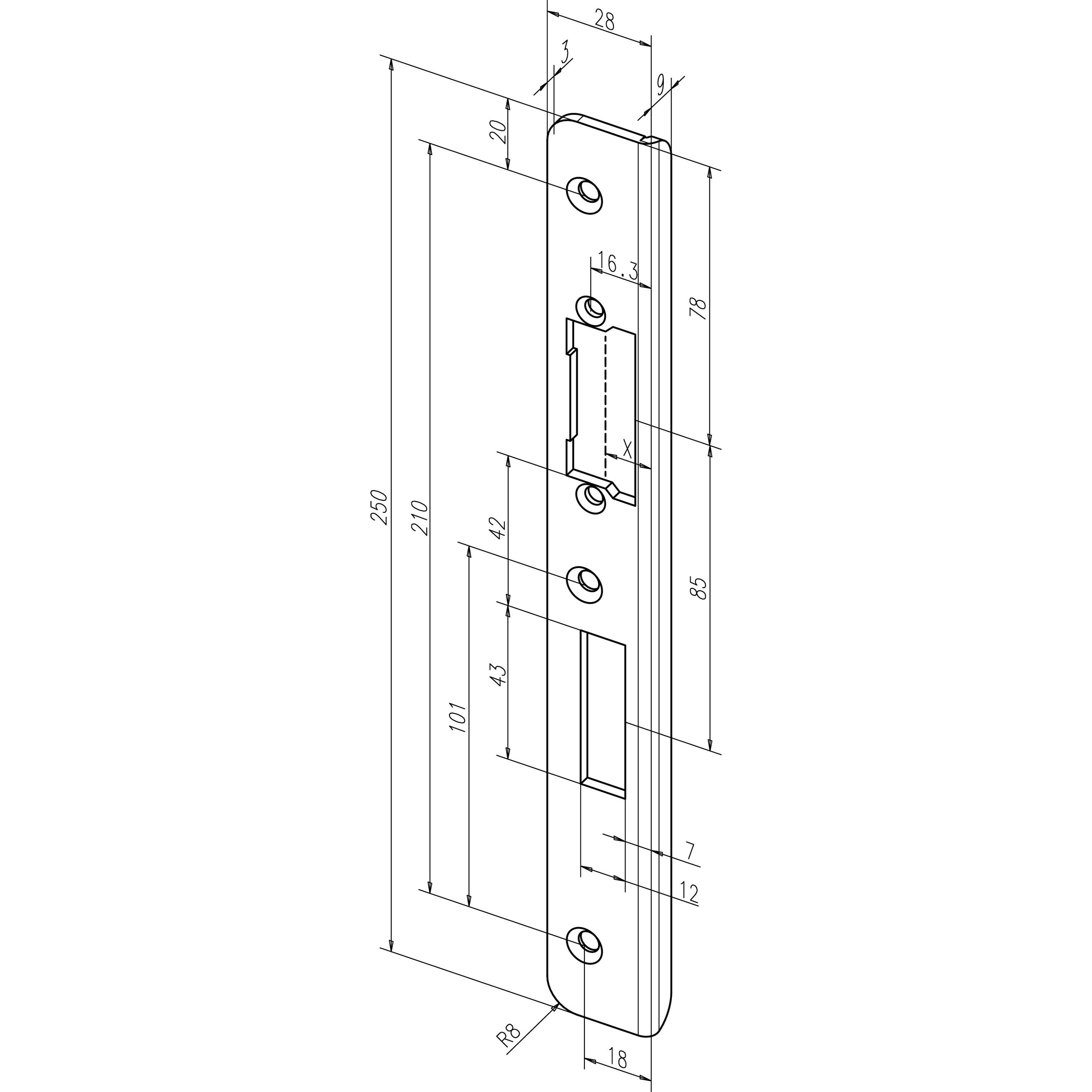 effeff, Connettori in Legno: Piastre di Riscontro Angolari Profix 2 (1pz)