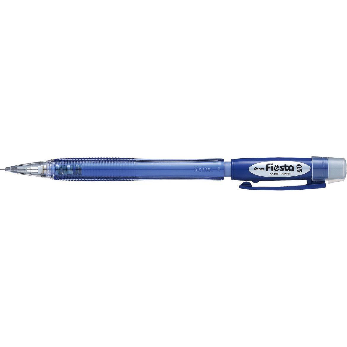 Thumbnail - Pentel, Bleistift, Druckbleistift Fiesta AX105, transparent-blau (0.50 mm, HB, 1 x)
