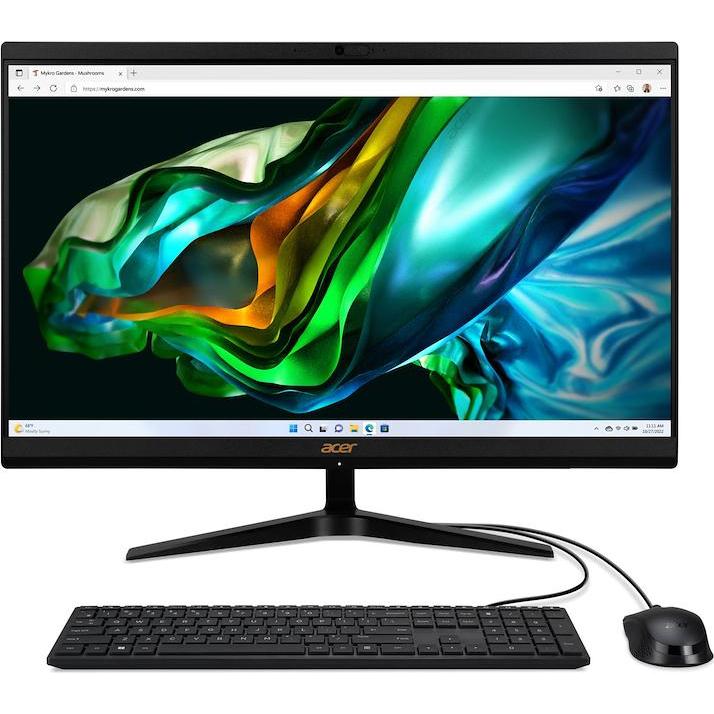 Acer Aspire C24 All-in-One-PC mit Intel Core (512 GB, 8 GB, Intel Core i3-1305U), PC, Schwarz