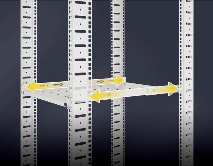 Actual product image Intellinet 19" shelf variable rails 750mm deep grey