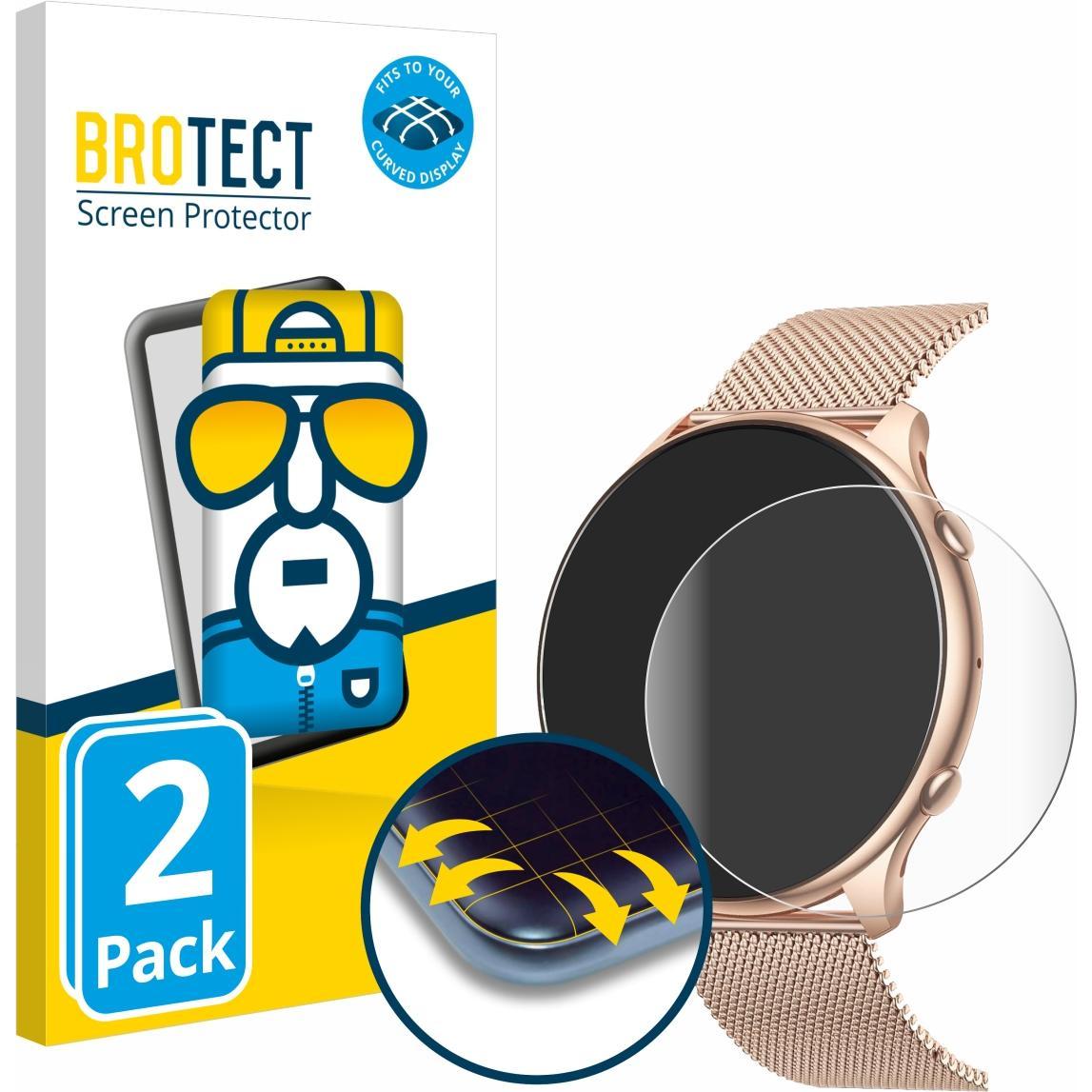 BROTECT Fullscreen Schutzfolie Displayschutz Folie Klar Transparent, Smartwatch Schutzfolie, Transparent