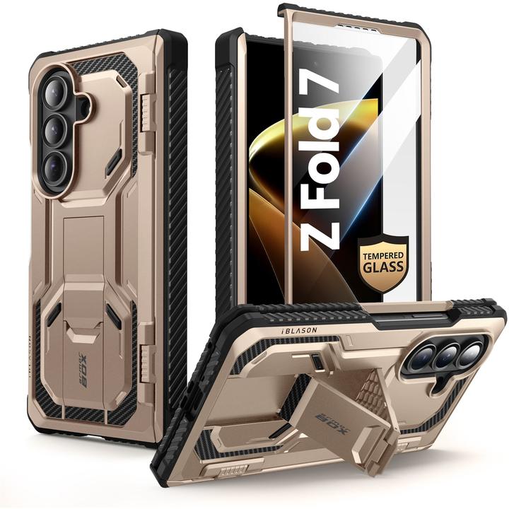 Produktbild i-Blason Z Fold 7 Armorbox Hülle mit Glas & Halterung (Samsung Galaxy Z Fold7)