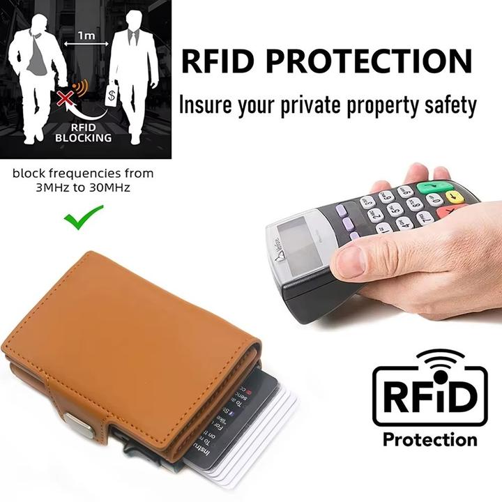 Actual product image Swissdetector Anti-cloning card case