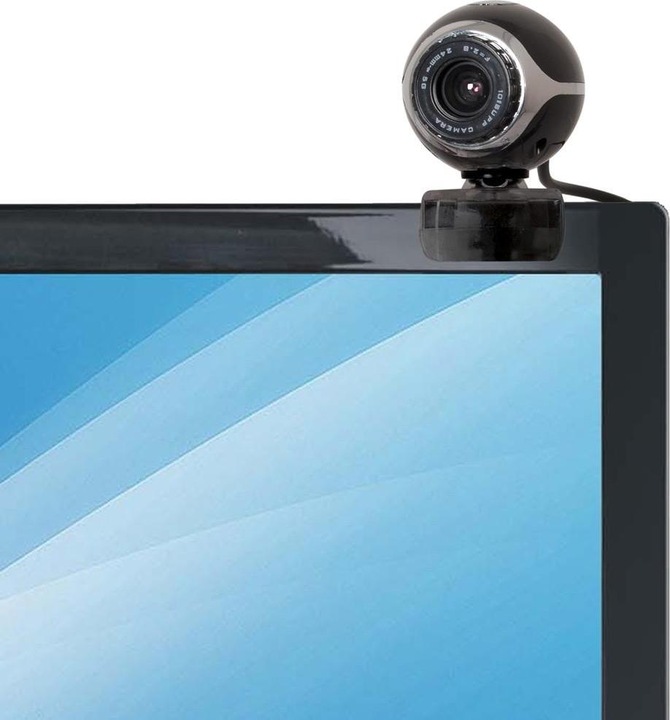 Actual product image Defender IronKey C-090 webcam 0.3 MP USB 2.0 Black - Webcam (0.30 Mpx)