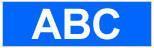 Produktbild Brother TZ555 Laminiertes Band (2.40 cm, Blau, Weiss)