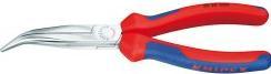Productafbeelding Knipex Platte rondneus tang met snijkant (Ooievaarsneus tang) 26 25 200 (200 mm)