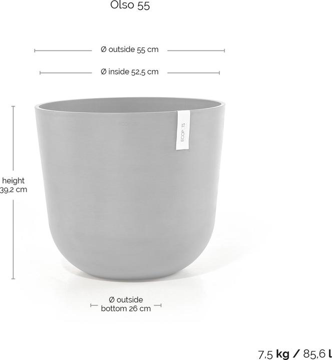Image du produit Ecopots Oslo (55 cm)