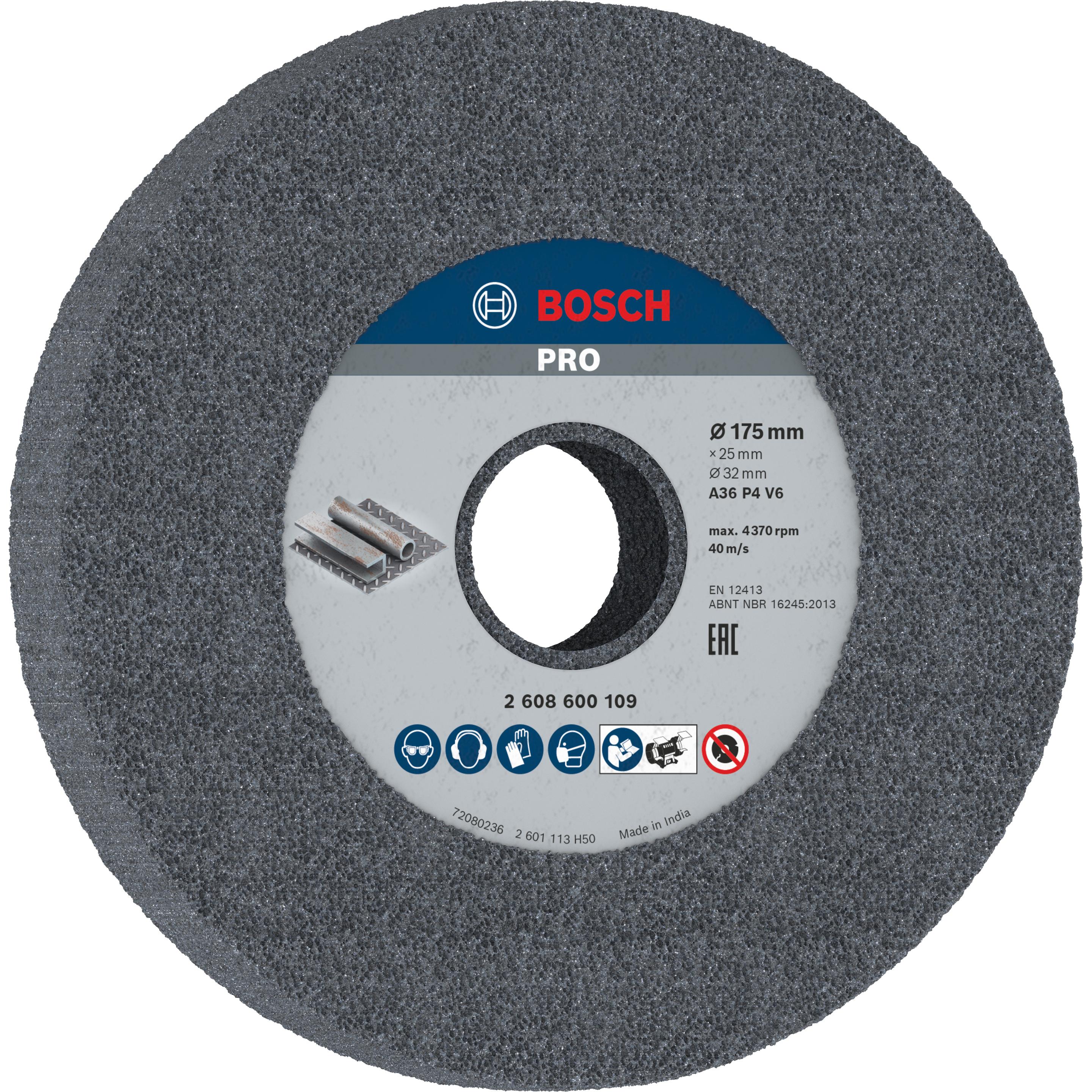 Bosch Professional Zubehör, Schleifmittel, PRO Metal Schleifscheibe, 175 x 25 x 32 mm, G36 (36)