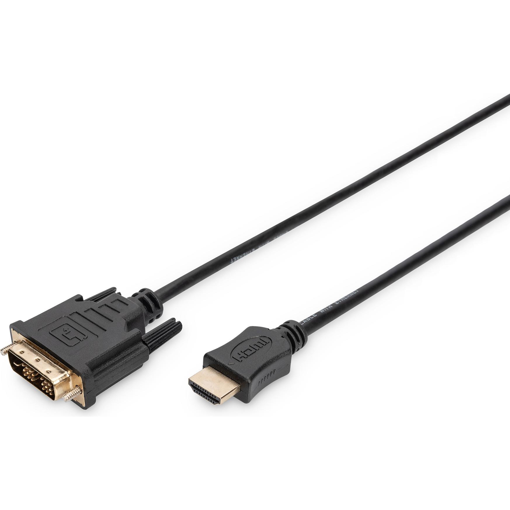 Digitus HDMI (Typ A) — DVI (3 m, DVI), Video Kabel