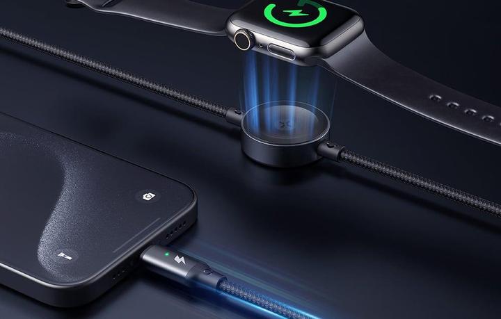 Image du produit Mcdodo 2 en 1 Set USB-C vers USB-C Câble de charge & chargeur sans fil pour Apple Watch (1.50 m, USB 3.2 Gen 1, 60 W)