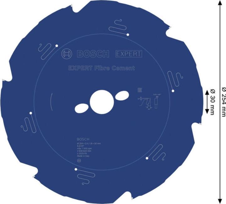 Productafbeelding Bosch Professional Zubehör Cirkelzaagblad EX FC B 254x30-