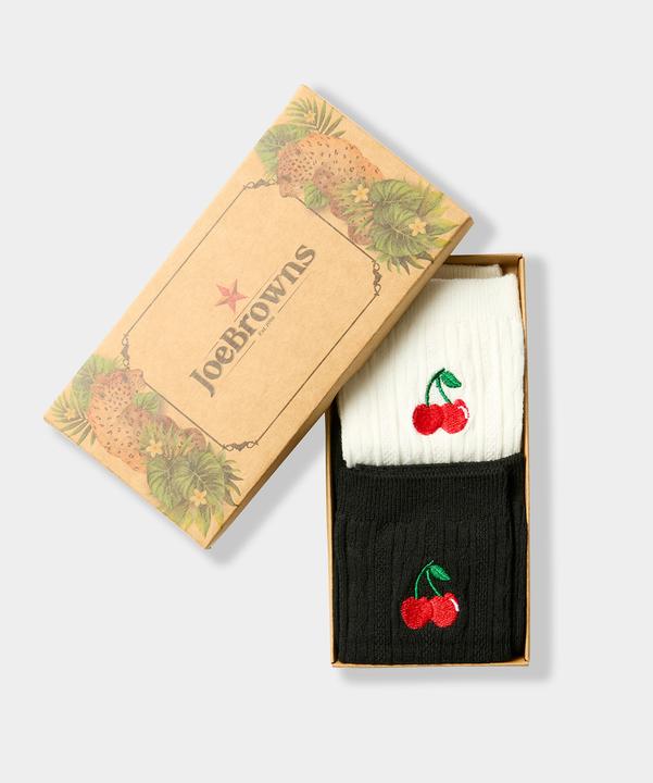 Produktbild Joe Browns Cherry Embroidered Socks 2 Pack (2er Pack, One Size)