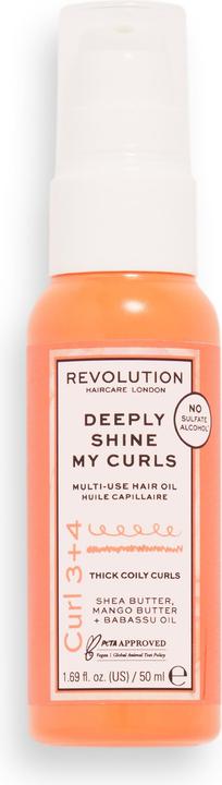 Revolution Haircare Curl 3+4 Deeply Shine My Curls Multi-Use Hair Oil (50 ml)