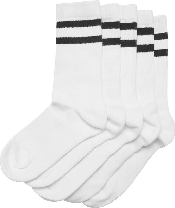 Produktbild Urban Classics Double Stripe Socks 5-Pack - 140867 (5er Pack, 43 - 46)