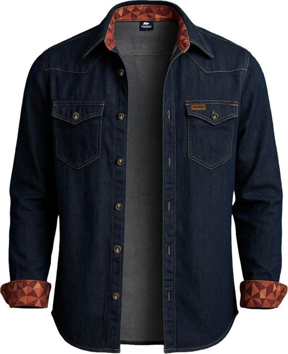 Immagine prodotto Forsberg Camicia in denim con finiture colorate (S)