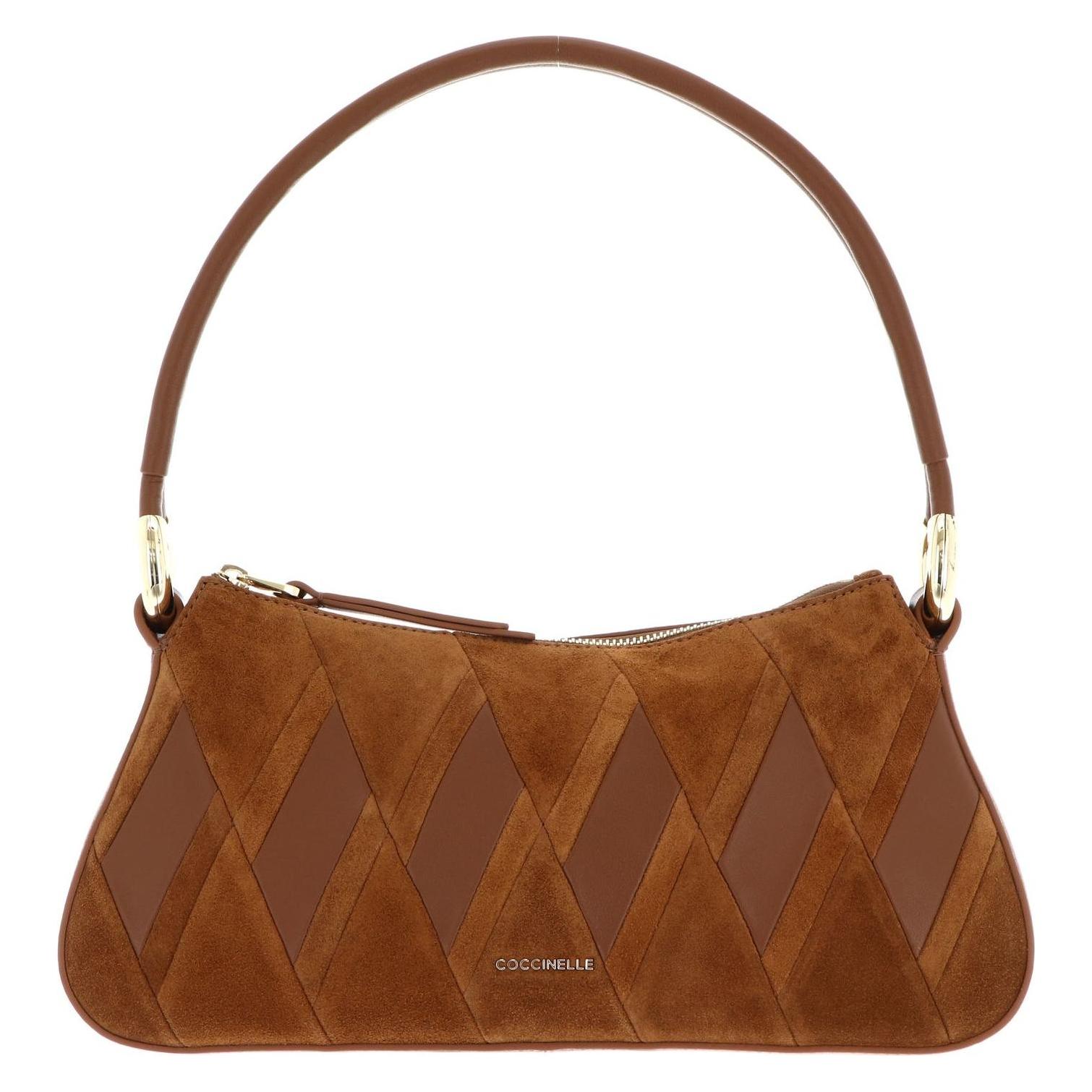 Coccinelle, Damen, Handtasche, Lisbet N.G.Patc Handbag, Braun