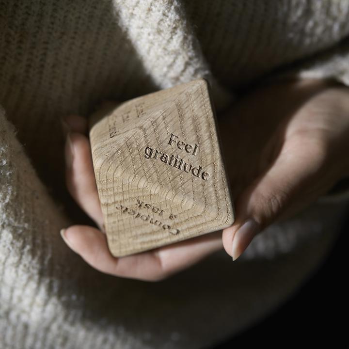 Actual product image ChiCura Mindfulness Wooden Dice CC2