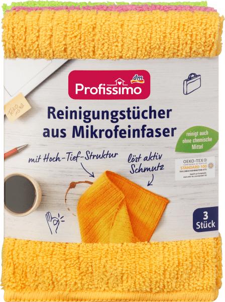 Actual product image dm Profissimo Microfine fiber cleaning wipes (3 pcs.)