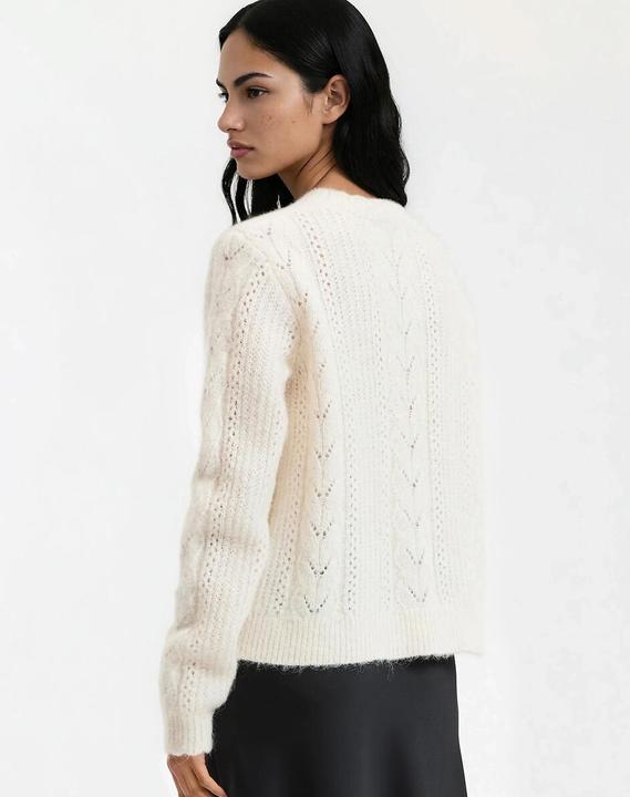 Actual product image La Redoute Collections Pullover im Ajourmuster (XS)