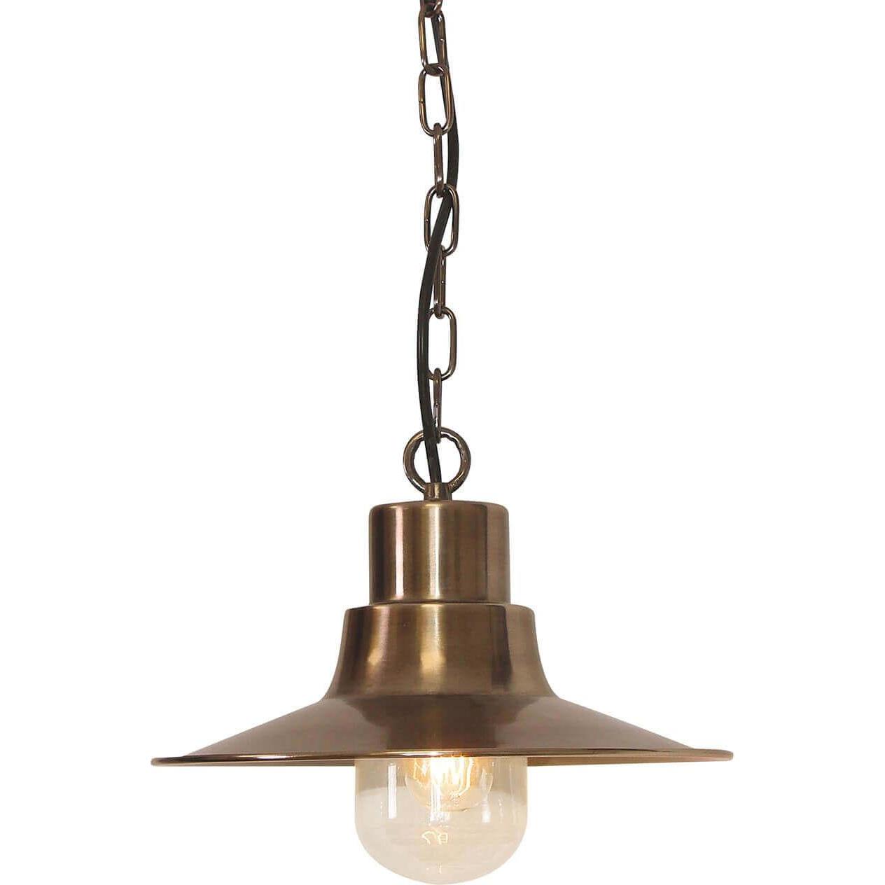 Thumbnail - Elstead Lighting, Wandleuchte + Deckenleuchte, Sheldon Aussen-Hängeleuchte E27 Gealtertes Messing IP44 (E27)