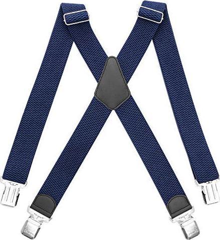 Only-Bags.Store Hosenträger mit 4 starken Clips breite letzte verstellbare Länge