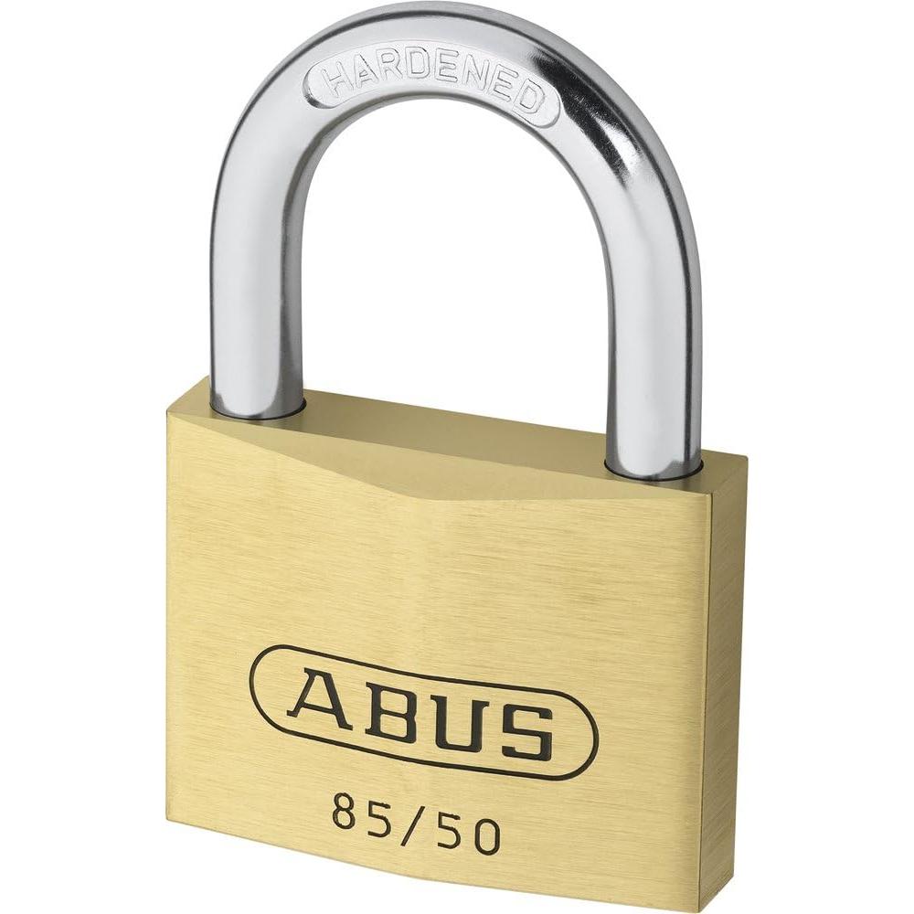 Magni, Vorhängeschloss, ABUS Vorhängeschloss Messing 85/50 gl.-2745 - gleichschliessend - für Kellertüren, Schuppen u. v...