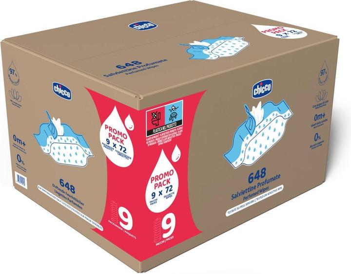 Chicco Multipack Soft Feuchttücher - 0m+ (648 pcs.)