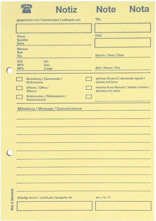 Produktbild Elco Telefonblock 5 Stück (80x)