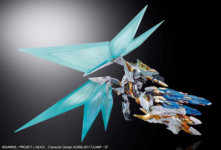 Actual product image Tamashii Nation Code Geass: Lelouch of the Rebellion R2 Metal Build Dragon Scale Action Figure Lancelot Albion 18 cm