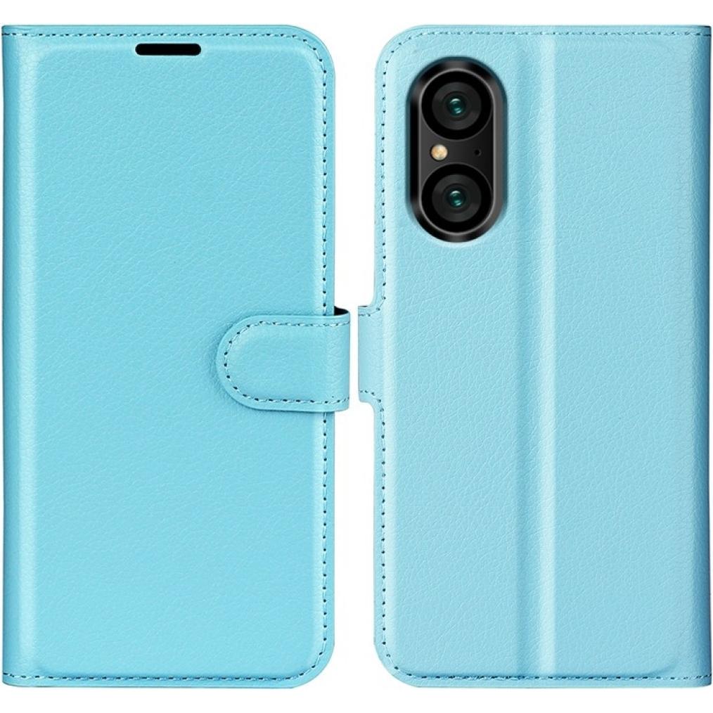 Screenguard Sony Xperia 5 V Leather Guard Lederhülle (Sony Xperia 5 V), Smartphone Hülle, Blau