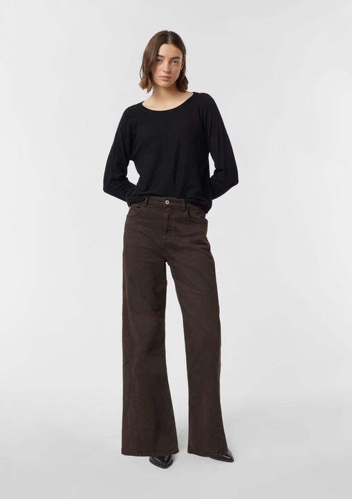 Produktbild Comma Strickpullover Milano Strick mit Schmuck-Knopf an der Manschette (48)