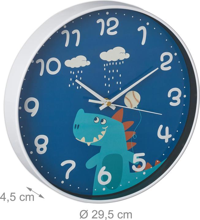 Produktbild Relaxdays Dinosaurier-Wanduhr (29.50 cm)
