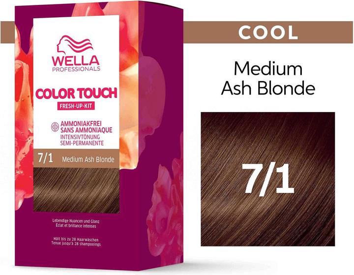 Produktbild Wella Color Touch Fresh-Up-Kit 7/1 (7/1 Medium Ash Blonde)