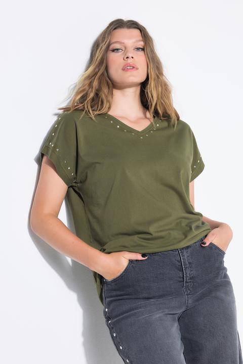 Produktbild Studio Untold T-Shirt, oversized, Nieten, acid washed (42, 44)
