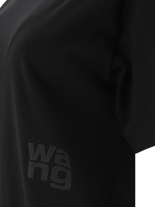 Image du produit Alexander Wang Essential Jsy Ss Tee W/ Puff Logo & Bound Neck (XS)