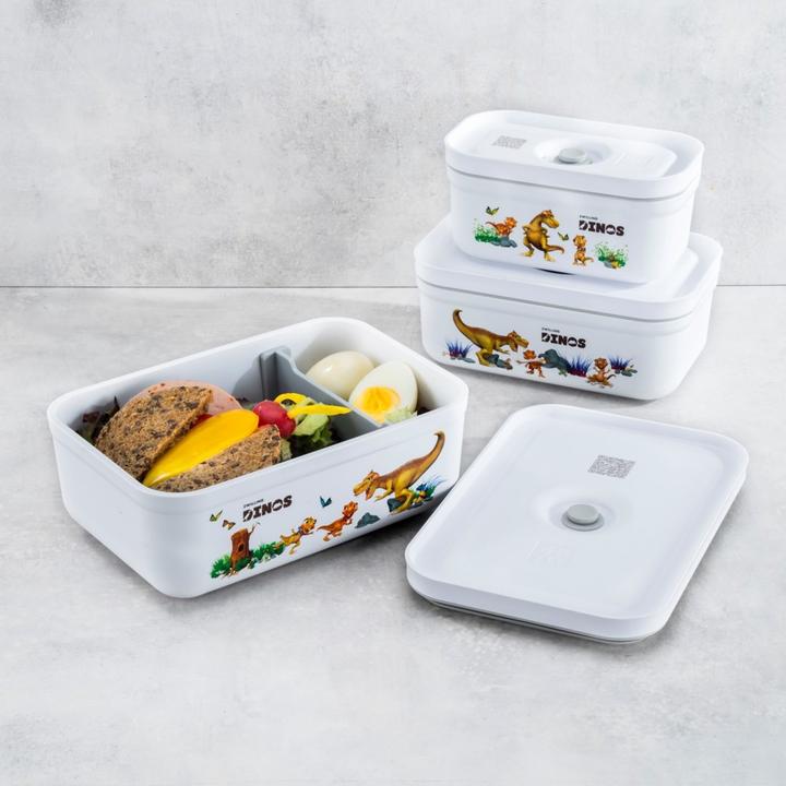 Productafbeelding Zwilling Vacuüm lunchbox, S | plastic | wit | Dinos (0.50 l)