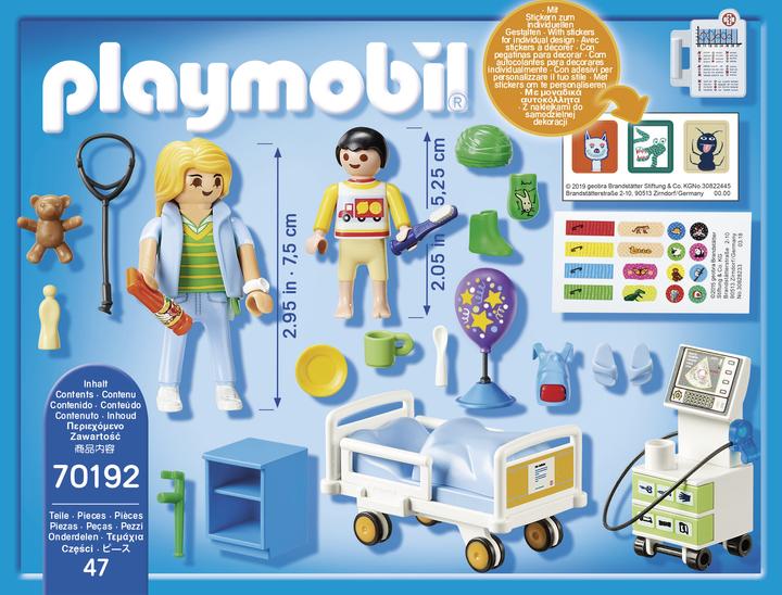 Actual product image Playmobil Children's hospital room (70192, Playmobil City Life)