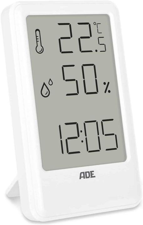 Actual product image ADE Weather station thermo-hygrometer 11 cm, white, functions
