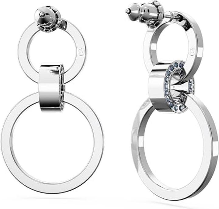 Produktbild Swarovski Hollow Kreolen Blau (Swarovski Metall)