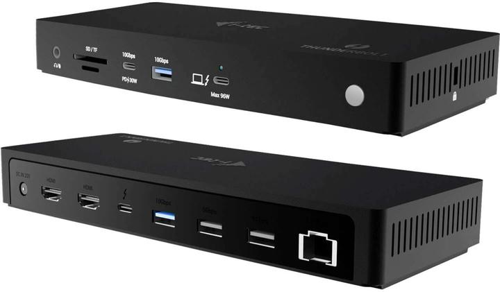 Produktbild i-tec Thunderbolt4 3x Display Docking, Thunderbolt4 3x (Thunderbolt, 5 Ports)