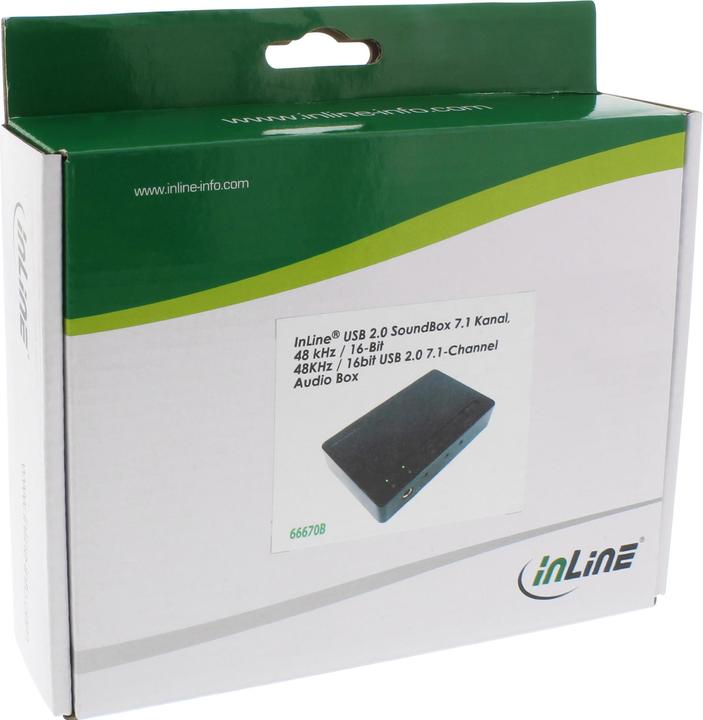 Produktbild InLine USB 2.0 SoundBox 7.1 (USB 2.0)