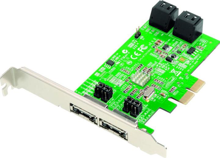 Image du produit Dawicontrol 4 canaux SATA RAID 5 PCIe 2ème contrôleur
