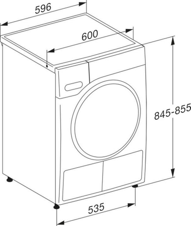 Image du produit Miele TSD 600-43 CH (9 kg, Modifiable)