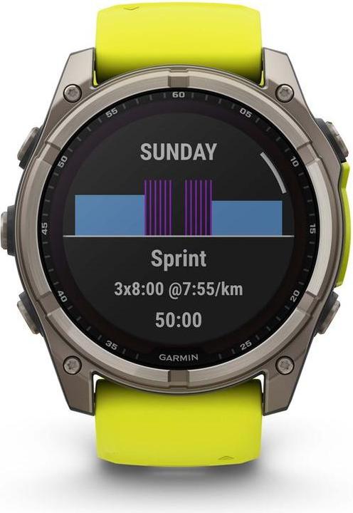 Actual product image Garmin Fenix 8 Solar Sapphire Titanium (51 mm)